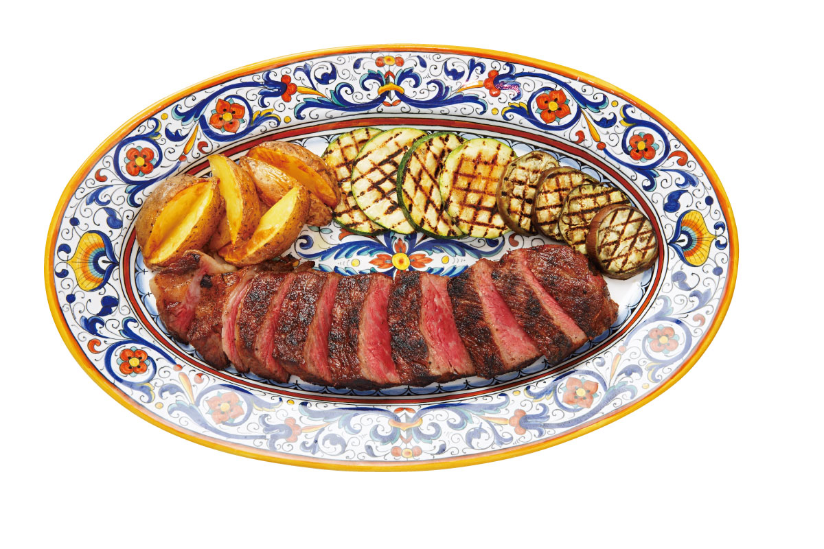 02キッチャーノステーキ丸皿