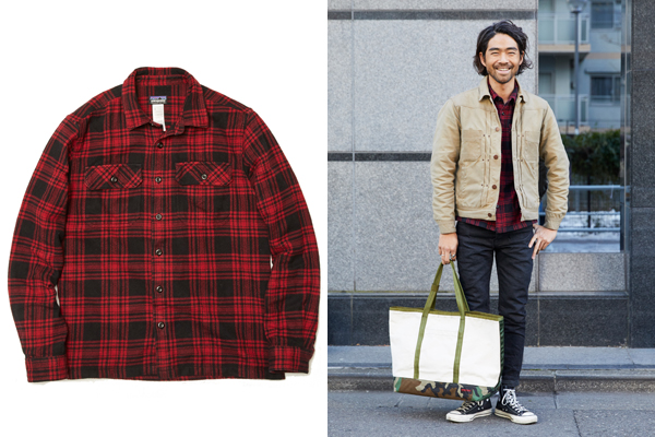 フランネルシャツ