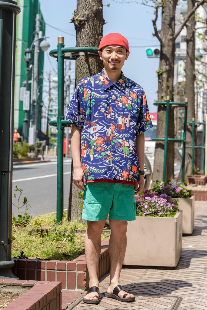 夏のアメカジスタイルといえばサーフスタイル