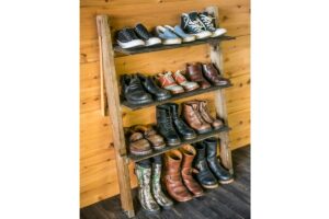 持っているブーツの高さに合わせてぴったり作ろう！ 簡単シューズラックの作り方。