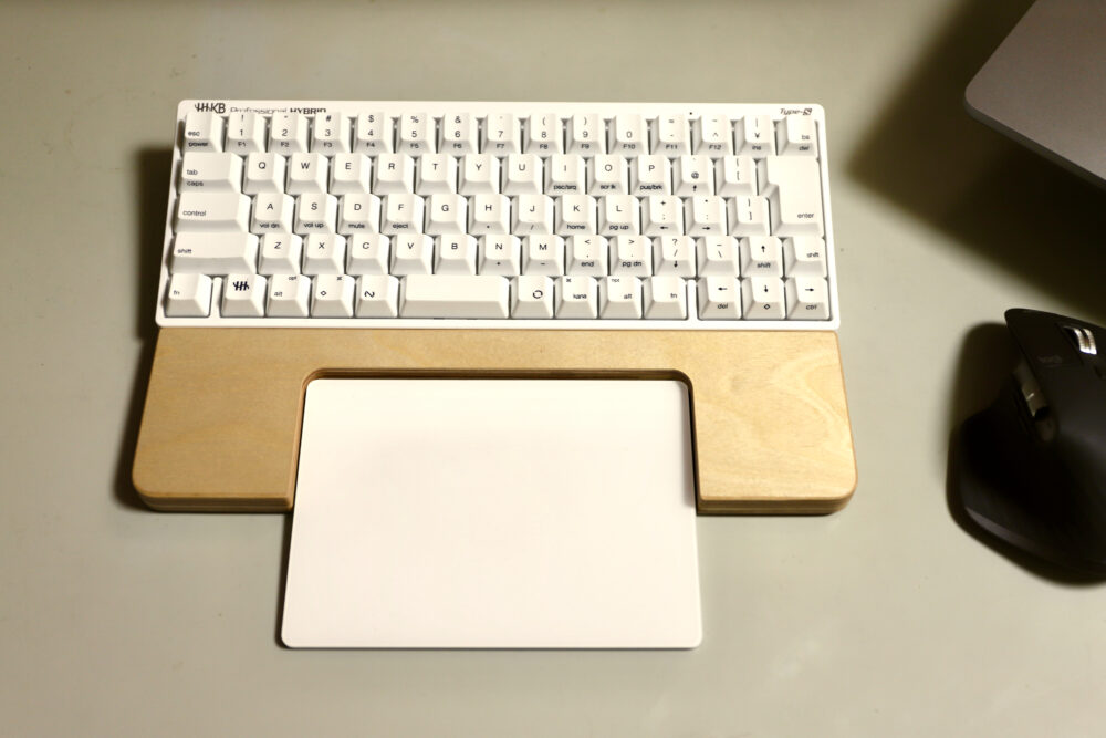 HHKB&トラックパッド派の方向け、試作タイピングベッド