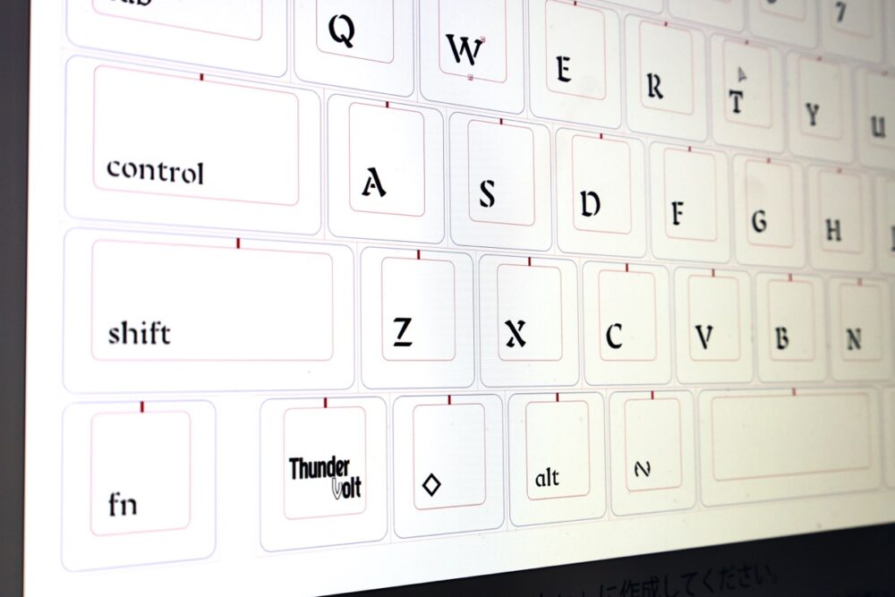 世界でひとつのキーボードが欲しくて、自分でHHKBのキートップをデザインする