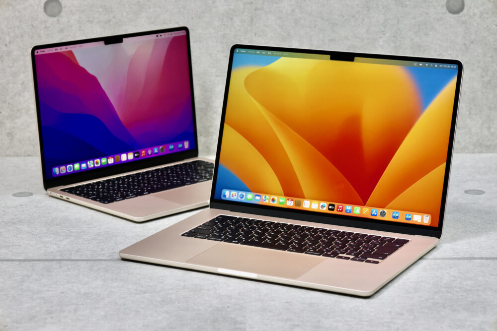 広大なディスプレイを持ち軽量な15インチM2 MacBook Air【先行レビュー】