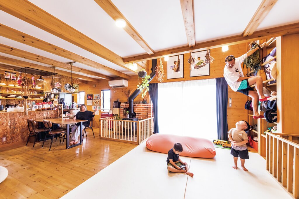 家族みんなが笑顔で遊べるBESSの家。