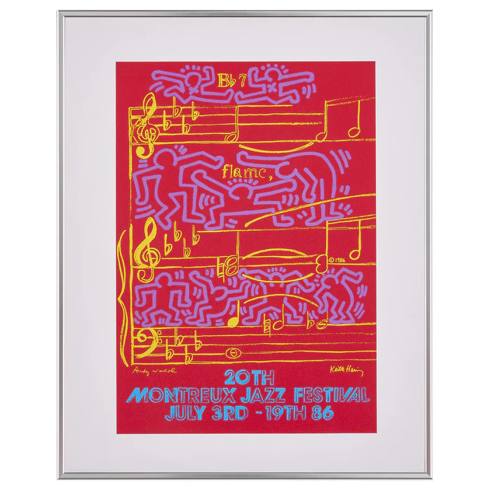MONTREUX JAZZ FESTIVAL 1986 - printed in 1990-1992 / キース・ヘリング＆アンディ・ウォーホル