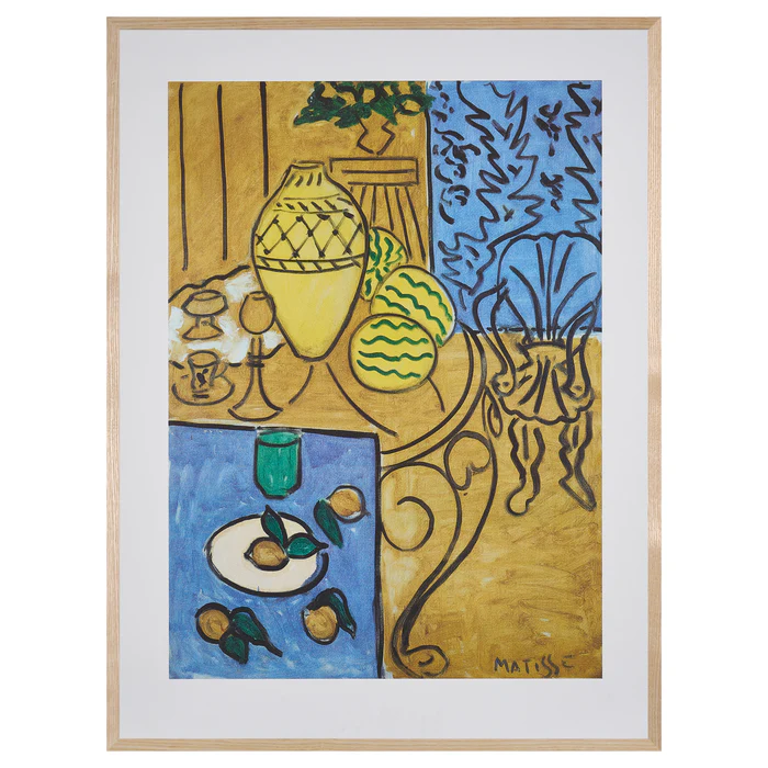 Intérieur jaune et bleu 1946 - NOUVELLES IMAGES 2001 / アンリ・マティス